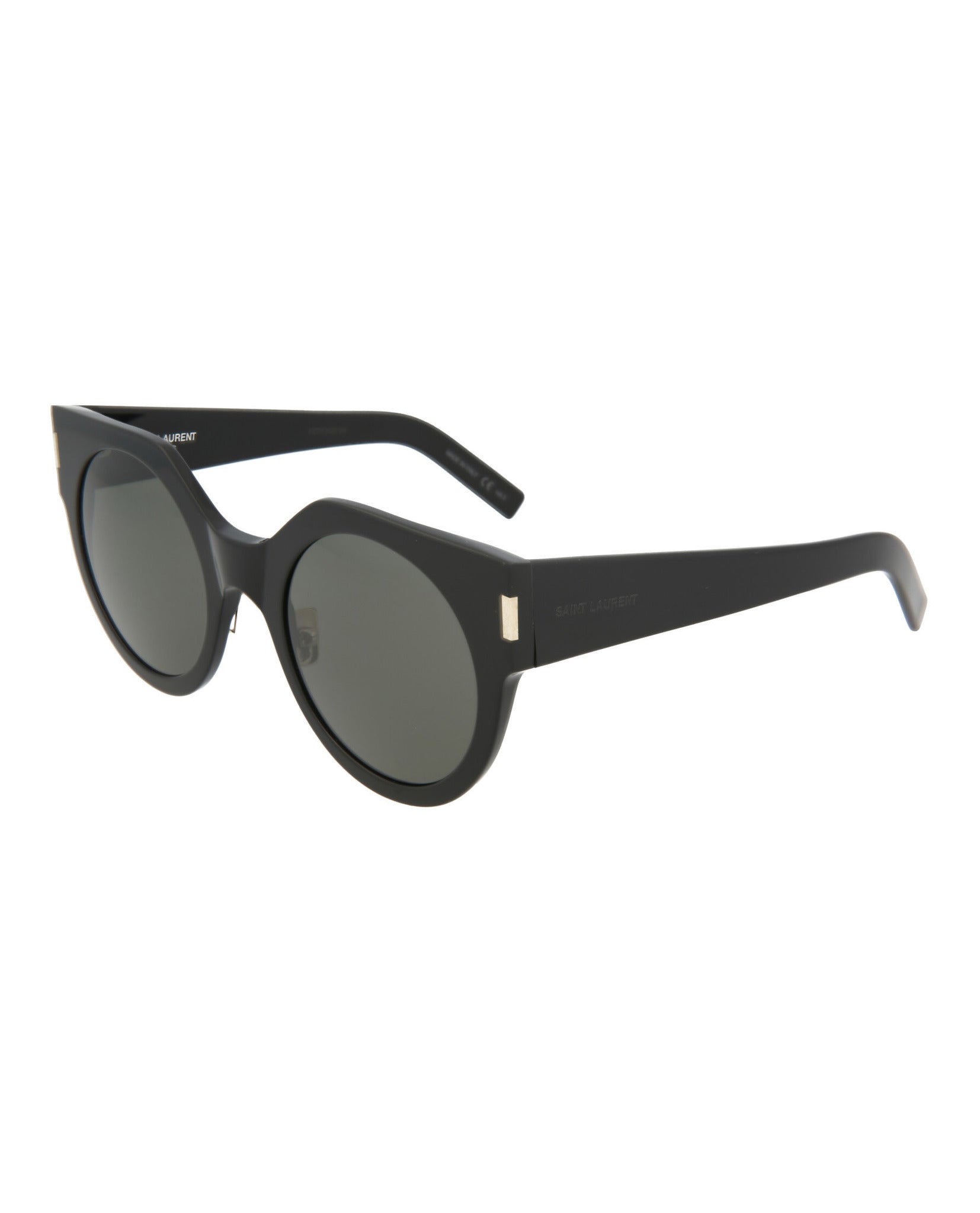 Saint Laurent SL185SLIM 001 Round/Oval Sunglasses